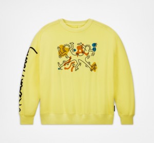Tricko Converse x Keith Haring Shapes Panske Žlté | 469ARTDSK