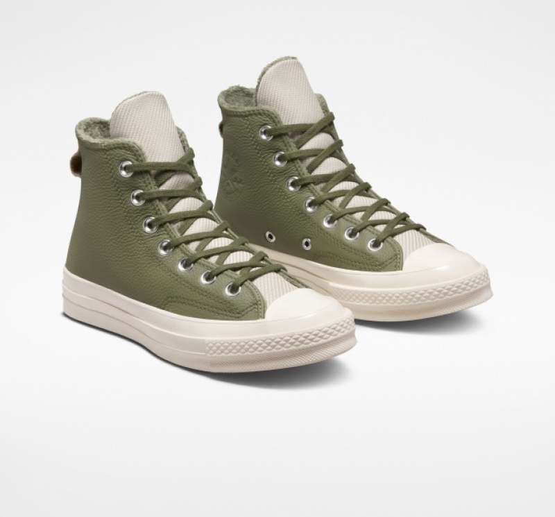 High Top Converse Chuck 70 Counter Climate Damske Utility/Papyrus/Egret | 156OETYFH