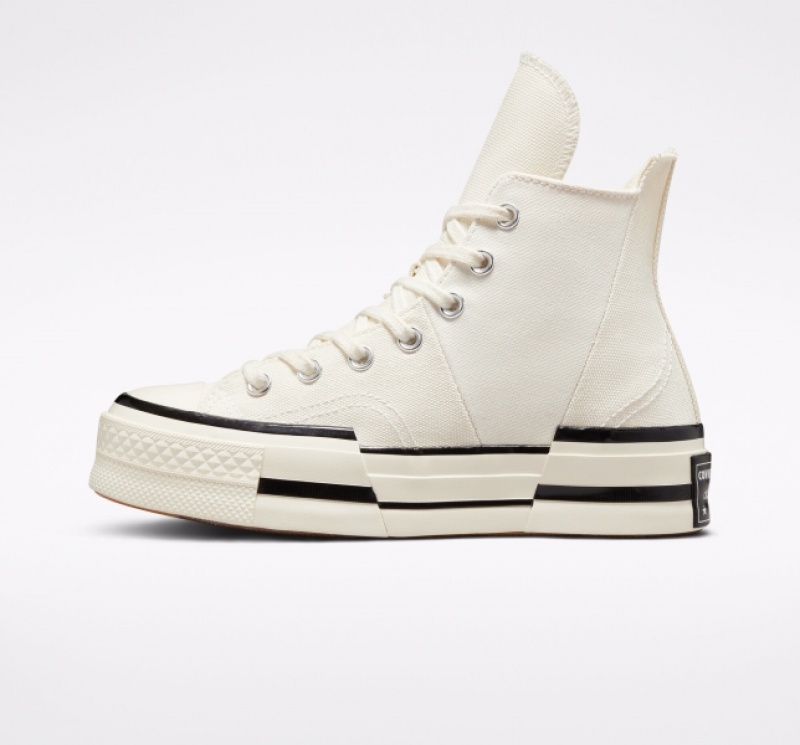 High Top Converse Chuck 70 Plus Damske Čierne | 645GXZRDI