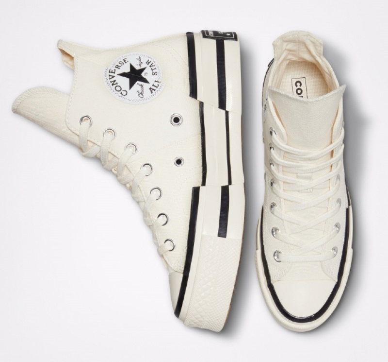 High Top Converse Chuck 70 Plus Damske Čierne | 645GXZRDI