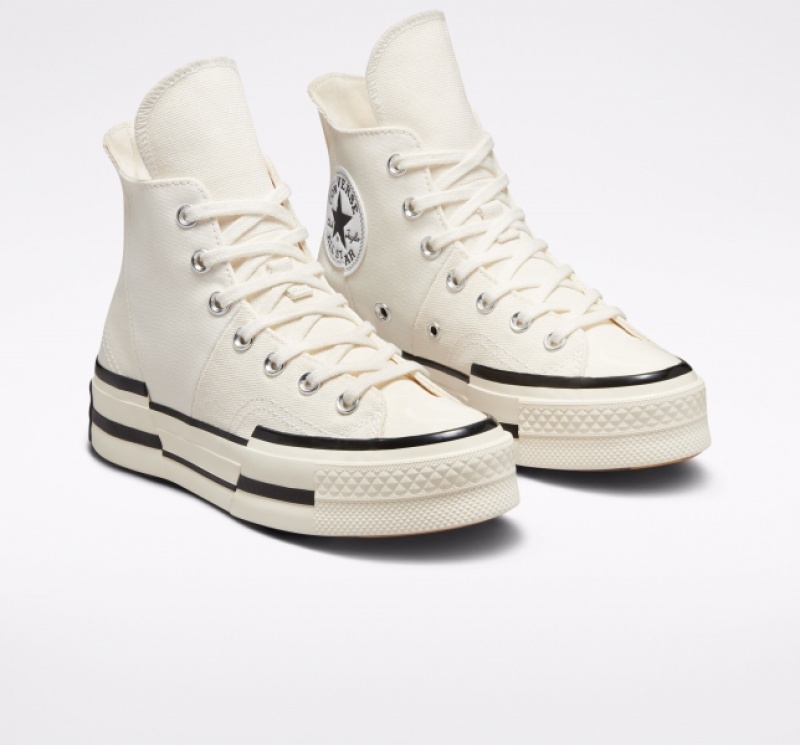 High Top Converse Chuck 70 Plus Damske Čierne | 645GXZRDI