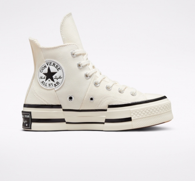 High Top Converse Chuck 70 Plus Damske Čierne | 645GXZRDI