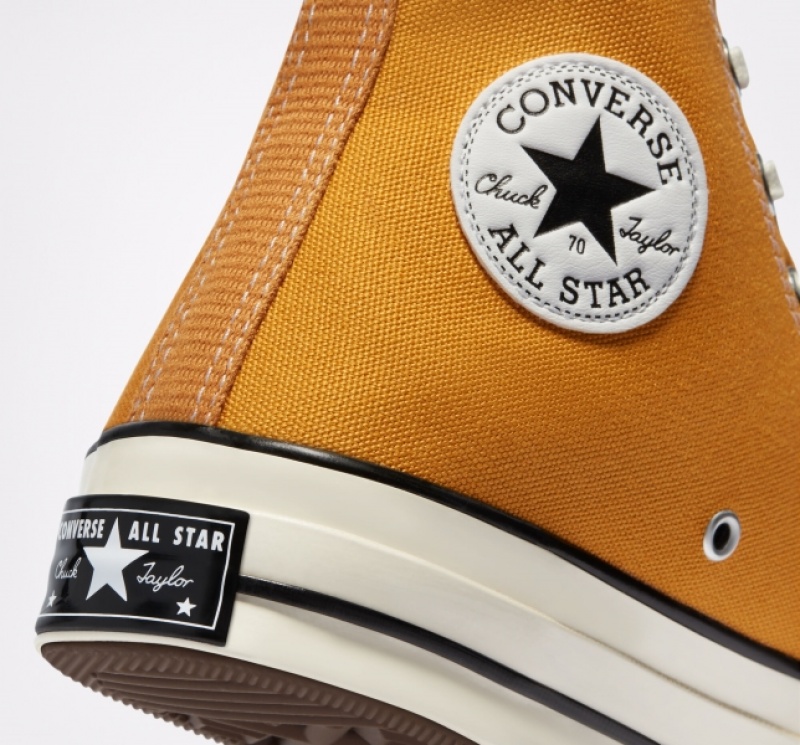 High Top Converse Chuck 70 Vintage Platene Panske Hnedožltý | 348RKEHDV