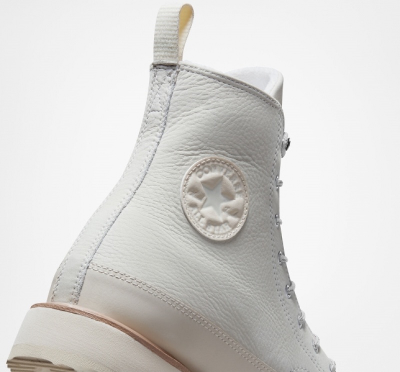 High Top Converse Chuck Taylor Crafted Boot Panske Ruzove | 013WJCOBT