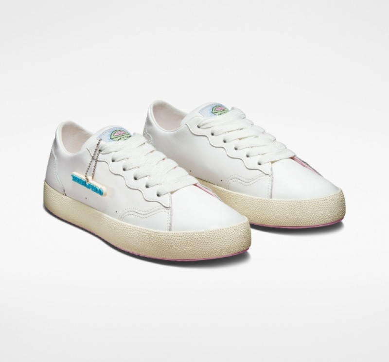 Low Top Converse Converse x GOLF le FLEUR* GLF 2.0 Damske Biele Biele | 786FWRHSM